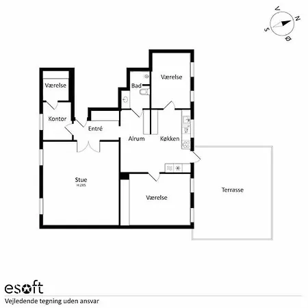 Center W/ Large Private Balcony *